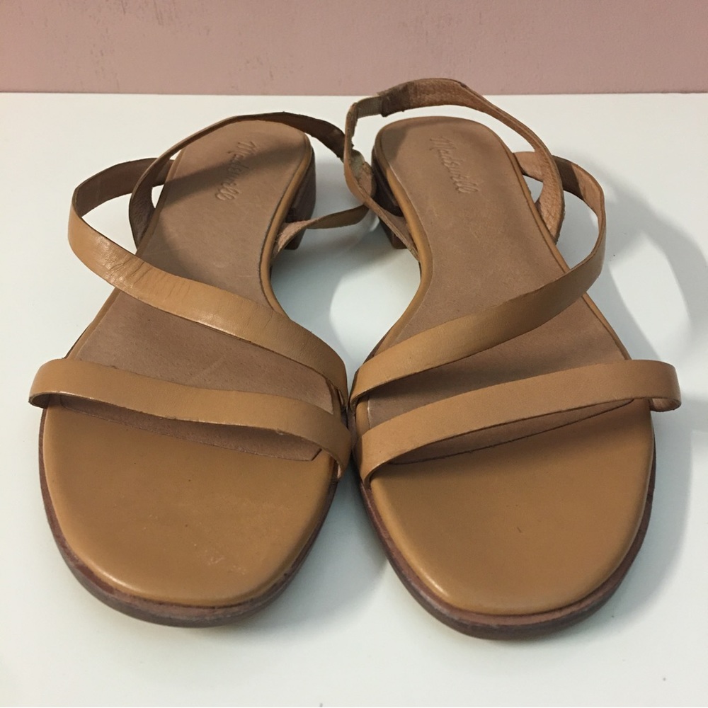 ‼️SOLD‼️Madewell NWOT Tan Strappy Sandals